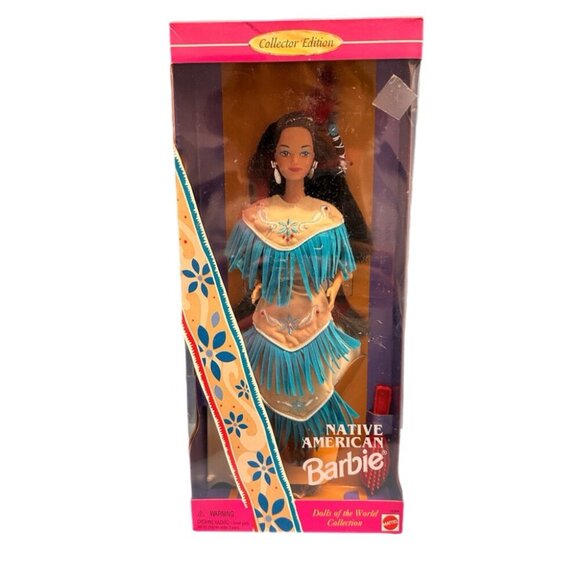Native American Barbie  Dolls of the World Collection 15304 VINTAGE 1996 NRFB - Picture 1 of 6